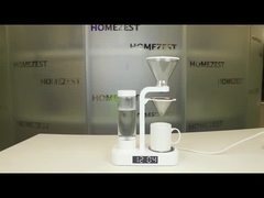 Máquina elegante fría eléctrica del café de la alarma del fabricante de café del contador de tiempo del goteo de la caldera de cristal de Homezest CM-602